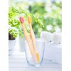 NUDUKO Bamboo Kids Toothbrushes (6 Pack) - Soft Bristle Organic Compostable BPA Free Toothbrush for Kids Toddler Baby Tooth Brush, Eco Friendly Natural Biodegradable Wooden Toothbrush