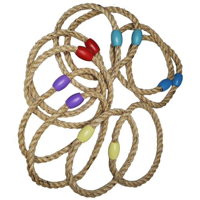 MABUA 10 Quoits Ropes Ring Toss Games, Pay Less Get More!