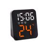 Aninako Alarm Clock, Digital Clock, LED, Battery-operated, USB Cable Powered, Wall Clock, Digital, Time/Temperature Display, Multifunction Digital Clock, Silent, Snooze Function, Date, Brightness