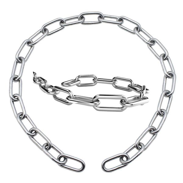 MYCOLO Chain Chain SUS304 Stainless Steel Chain, Metal Fittings, For Hanging Up Buildings, Factories, Earthquakes, Typhoons, Windlass, For Marine Anchors, Security Measures, Fixed, Anti-Theft, Fall Prevention, Intrusion Prevention, Parking Lot (1.9 - 3.3 