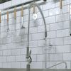 T&S Brass Hose, 44 Flexible Stainless Steel (Gray Handle)