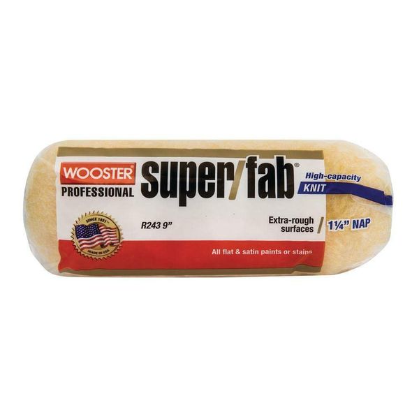 Wooster Super/Fab 9" Paint Roller Sleeve 1.25" Nap