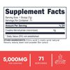 TypeZero Creatine Monohydrate Powder 500 Grams, Tropical Punch Flavored