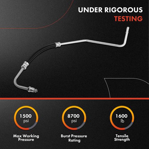 A-Premium Power Steering Return Line Hose Assembly Compatible with Ford F-250 F-350 F-450 F-550 Super Duty 2000-2003 Gear to Cooler