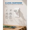 DEWENWILS Remote Control Outlet with Timer, Indoor Remote Timer Outlet,15A/1875W