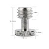 NICEYRIG 3/8 Inch Camera Quick Release Screw Tripod Screw Adapter Connecter DSLR Camera Rig Accessories- 5 Pack