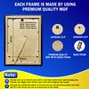 Square picture frames (Black, 4x4 Inch)