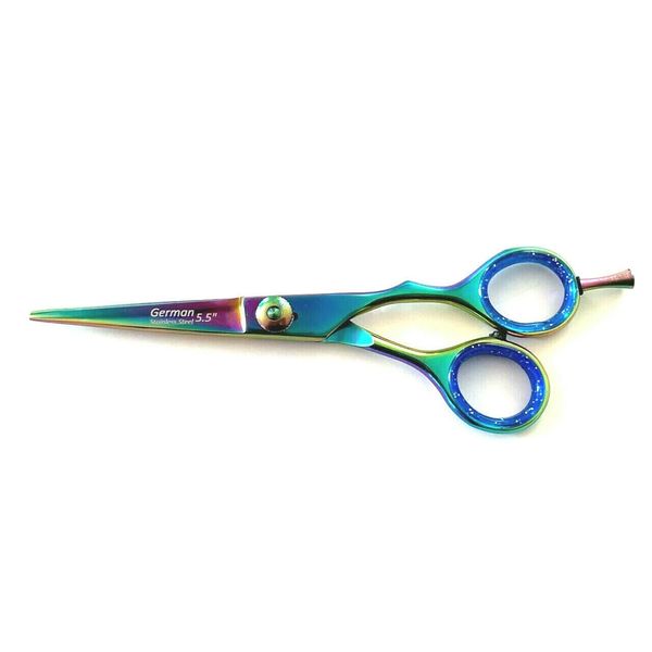 5.5″ Barber Hair Cutting Grooming Trimming Scissors Shears Titanium