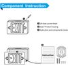 UL924 Listed -1 Pack Green Emergency Exit Light Sign-Battery Backup EXIT Lights