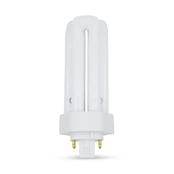 Technical Precision 32W Bulb Triple Tube Compact Fluorescent Light Bulb Replacement for Panasonic FHT32E35 Light Bulb T4 4 Pin CFL Bulb with GX24Q-3 Base - 3500K Neutral White - 2400 Lumens