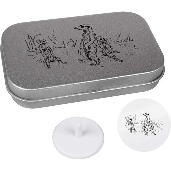 Azeeda 'Three Meerkats' Golf Markers Gift Set (GO00016346)