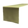 LA Linen Polyester Poplin Table Runner 14 by 108-Inch, Dark Sage