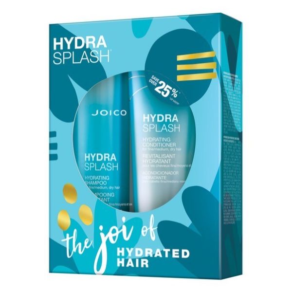 JOICO HYDRA SPLASH Shampoo 10.1oz and Conditioner 8.5oz-Holiday Duo