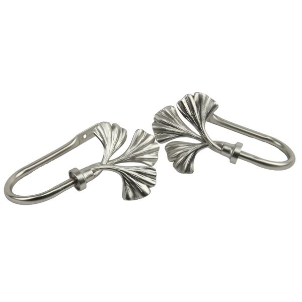 Rod Desyne Fortune Holdback Pair for Windows, Satin Nickel