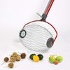 Garden Weasel Large Nut Gatherer Weather and Rust Resistant, Long Pole, Red
