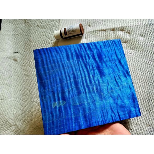 Blue Dye Wood Stain Is Alcohol Based Dye Stain Making Vibrant Blue Wood Colors