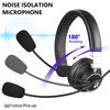 Wireless Over-Ear Headset Trucker Phone Headphones Mute Mic Bluetooth Headset