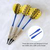 PATIKIL Plastic Dart Tips 2BA Thread, 50 Pack Soft Tip Dart Points Replacement Dart Accessories, Blue
