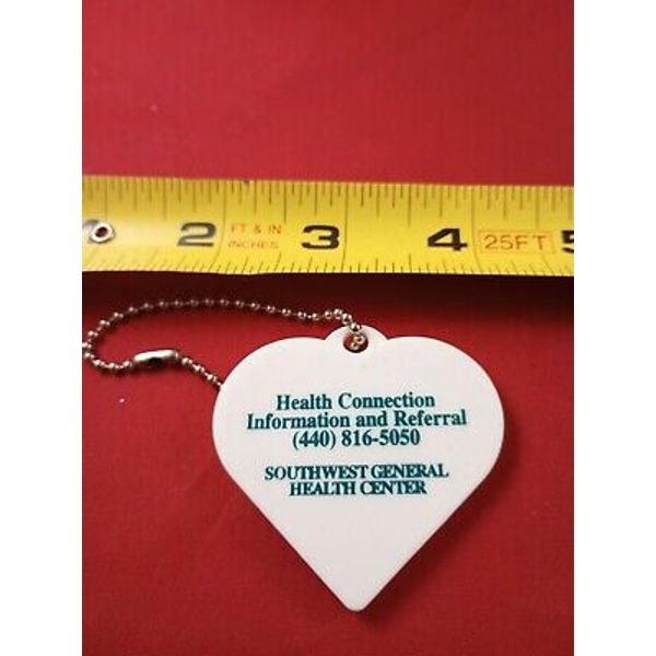 Vtg Southwest General Health Care Keychain Key Ring Chain Fob Hangtag  *170-B