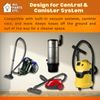 Metal Central Vacuum Hose Hanger Rack – Includes Mounting Screws Beam