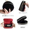 Fuyunohi ポーチ 小さめ ブラック サニタリーポーチ ミニ財布 メイクポーチ 持ち運び ポケットポーチ 化粧ポーチ コンパクト ミニ 小物入れ 持ち運び便利 ポーチ 口紅/カード/カーキ/小銭/小さな鏡なの入れ 層間あり ファスナー付 簡約 おしゃれ ポーチ 方型