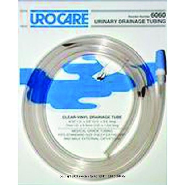 UC6061EA - Clear-Vinyl Extension Tubing with Adaptor and Cap 9/32 I.D. x 60