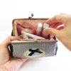 At First AF8267 Gamaguchi Pouch, Beaute Black