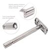Butterfly Safety Razor Kit, WEISHI Chrome Long Handle Butterfly Open Double Edge Safety Razor With RIVERLAKE H3 Razor Holder Set (1 Razor, 1 Stand & 10pcs blades)