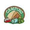 Camping Tent 2" Decorative Patch Iron On Camp Out Camp Summer Scout (1)