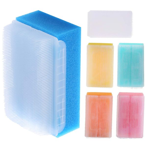 ARGOMAX - 6 Pack Bath & Body Hands Scrub Sponge Brushes