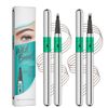 2PCS Microblading Eyebrow Pen, Waterproof, Long-Lasting Formula for Natural, Full Brows, Easy Application, Suitable for All Users(Brown+Dark Brown)