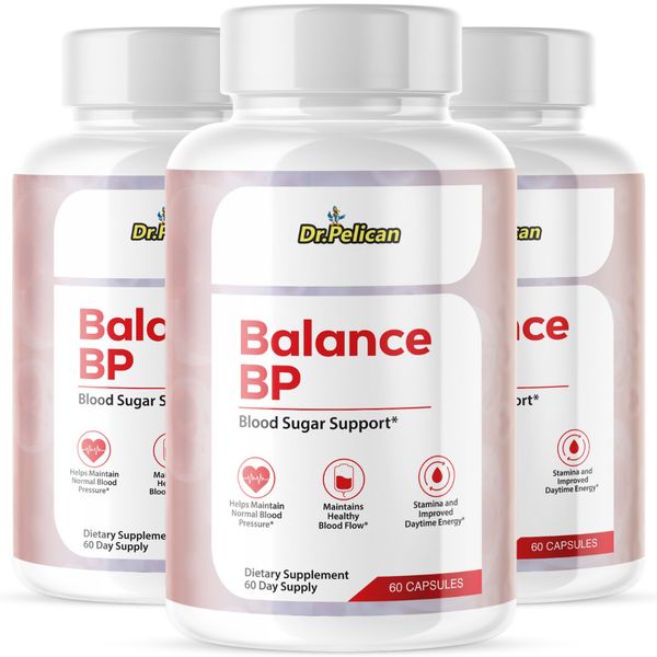Balance BP- Blood Support- 3 Bottles- 180 Capsules