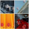 sourcing map 10pcs Rubber End Caps 20mm ID Vinyl Round End Cap Cover Screw Thread Protector Light Grey