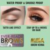 MINA eyebrow Henna Dark Brown Regular Pack & Coloring Kit