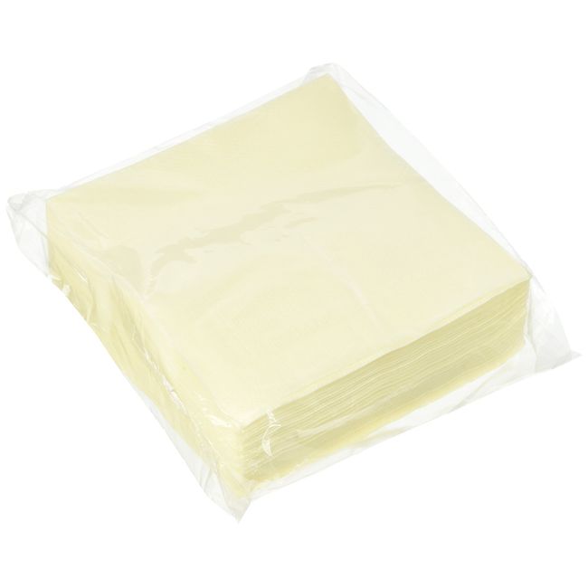 Daikoku Kogyo Color Napkin 4-fold, Yellow, Commercial Use, Pack of 500