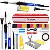Soldering Iron Kit Weller Tool Adjustable Temperature Desoldering Pump 60W