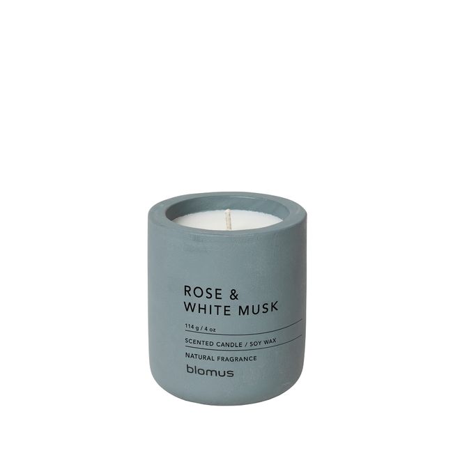 blomus Scented Candle, Small, Rose & Musk