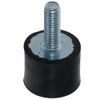 Fudeshe 4Pcs Rubber Shock Absorber,VD20*15 Rubber Isolators,M6 Vibration Rubber Buffer Column,M6*18
