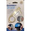 Germ Key Chain Solid Brass Antimicrobial Hand Tool Contactless Door Opener -New-