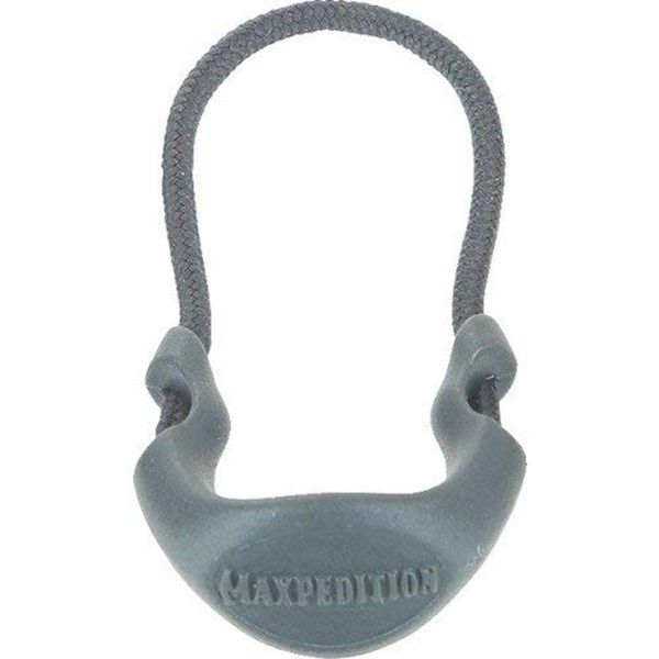 MAXPEDITION Positive Grip Zipper Pulls (Pack of 6) (Large) (Gray)