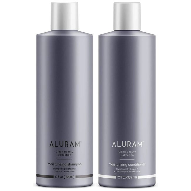 ALURAM Moisturizing and Hydrating Hair Shampoo & Conditioner Set, 12 Fl Oz