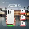 elago Liquid Silicone Case Compatible with iPhone 15 Pro Case, Premium Silicone, Full Body Protective Case [4-Layer Shockproof Structure], Soft Microfiber Lining
