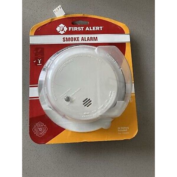 First Alert 9120B Smoke Detector & Alarm, Powered  Battery Backup