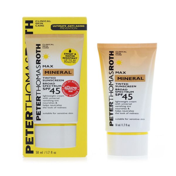 Peter Thomas Roth Max Mineral Tinted Sunscreen Broad Spectrum SPF45 50ml 1.7oz N