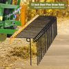 3 Point 72" Pine Straw Rake Landscape Rake for Cat0 & Cat1 Tractor Attachment
