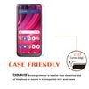 beukei (3 Pack) Compatible for BLU View 4 (B135DL) Screen Protector Tempered Glass,Touch Sensitive,Case Friendly, 9H Hardness