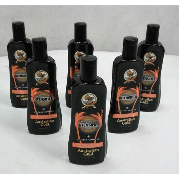 Australian Gold Rapid Tanning Intensifier Lotion + Biosene Complex 8.5 oz 6pk