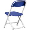 2 Pack Kids Blue Plastic Folding Chair