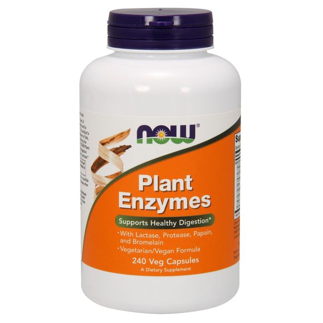 NOW Foods Plant Enzymes, 240 Veg Capsules