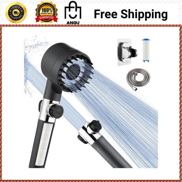 Drivse iondrops Filtered Shower Head with Handheld,High Pressure Showerhead with